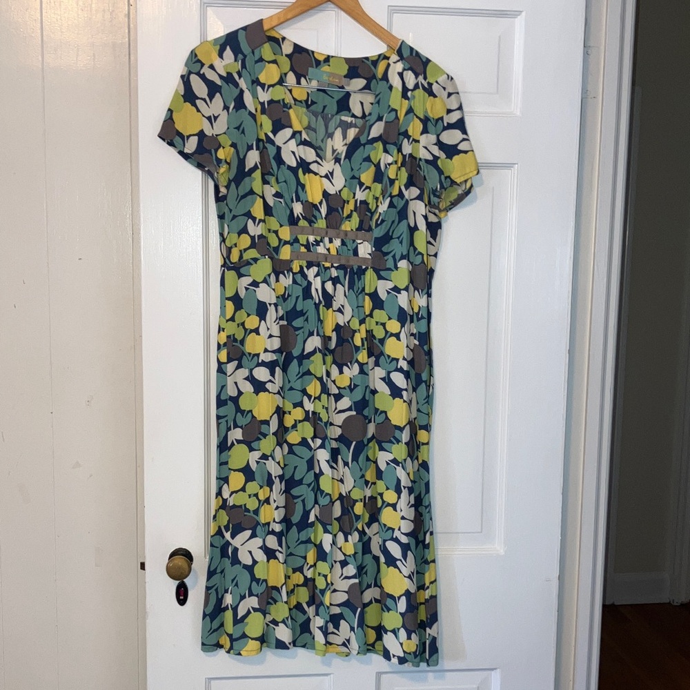 Boden Multicolor Floral Dress